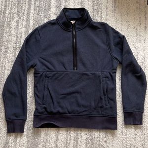 J.Crew Fleece Half-Zip Sweater